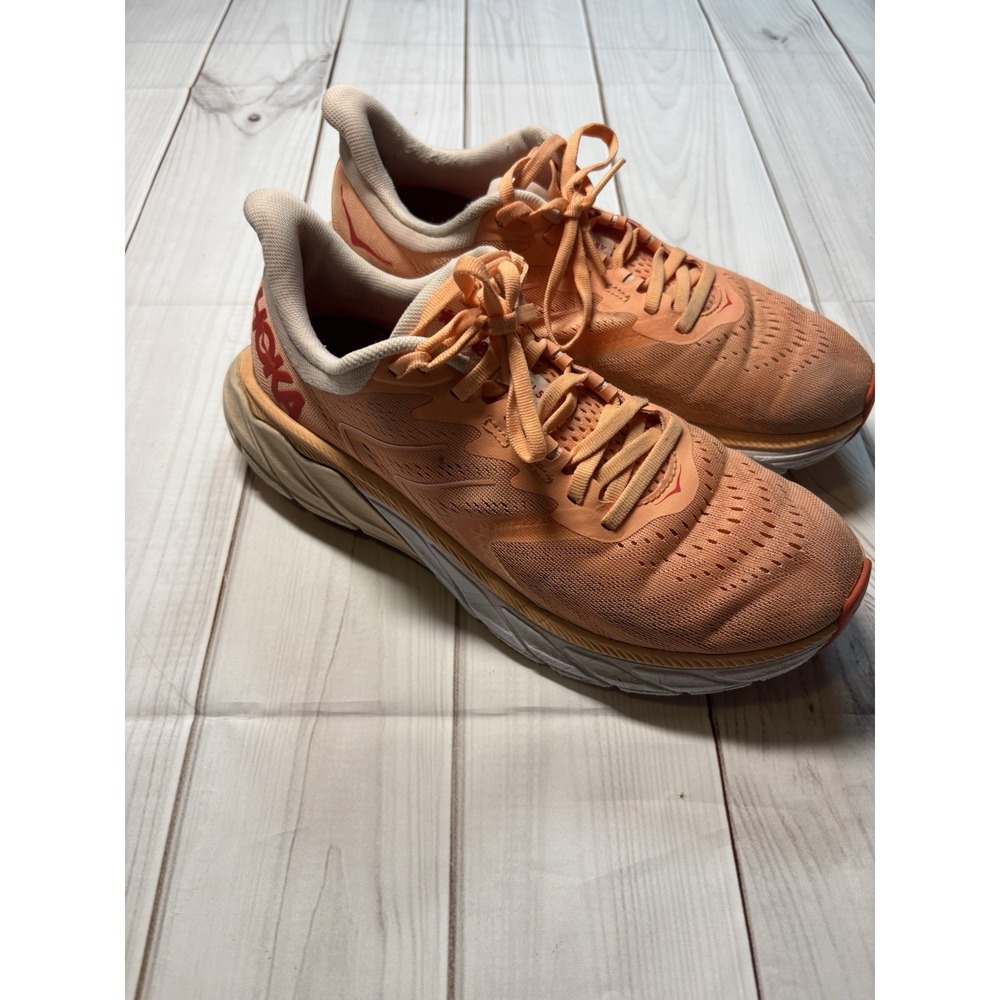 Orange Hoka One One Arahi 5 Women's Running Sneakers 9.5